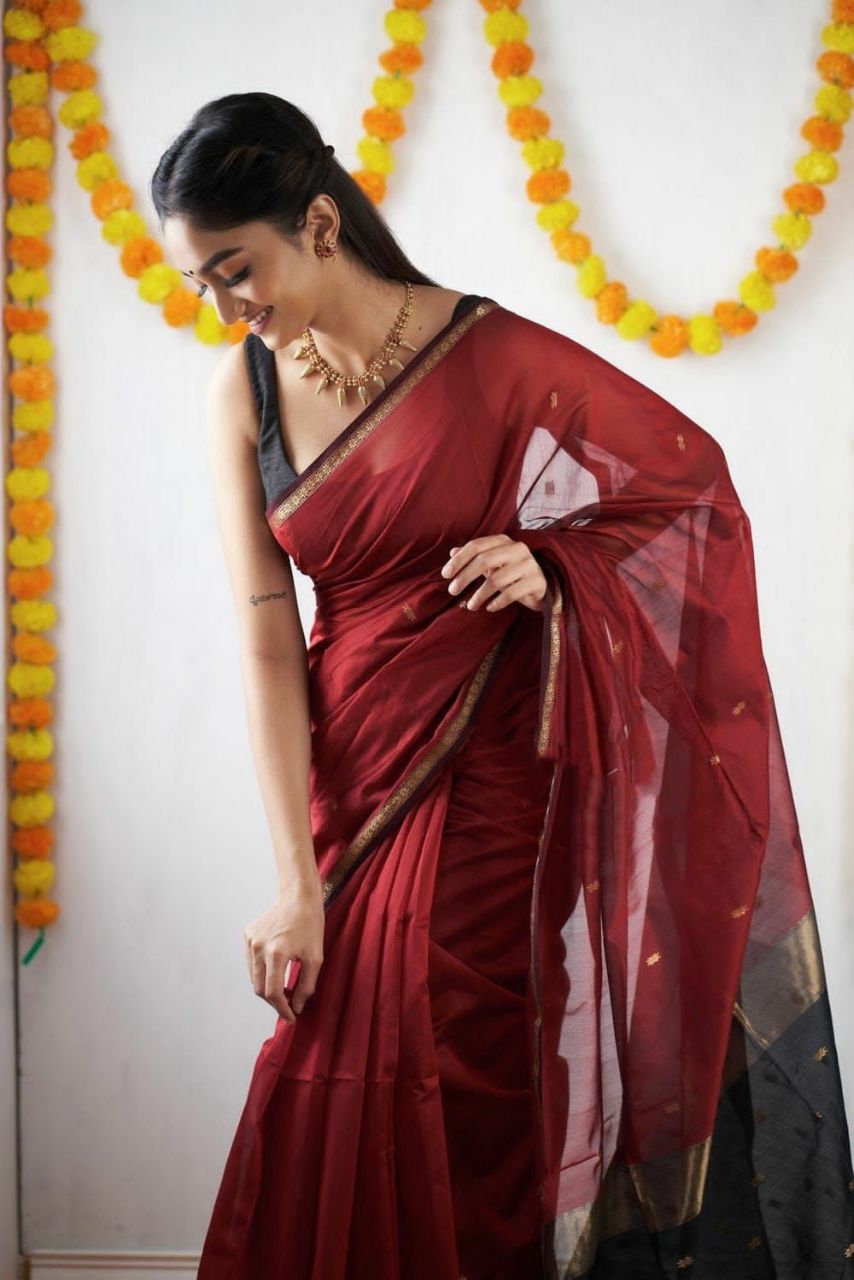 Slab Lilan Rich Pallu Jacquard Weaving Saree
