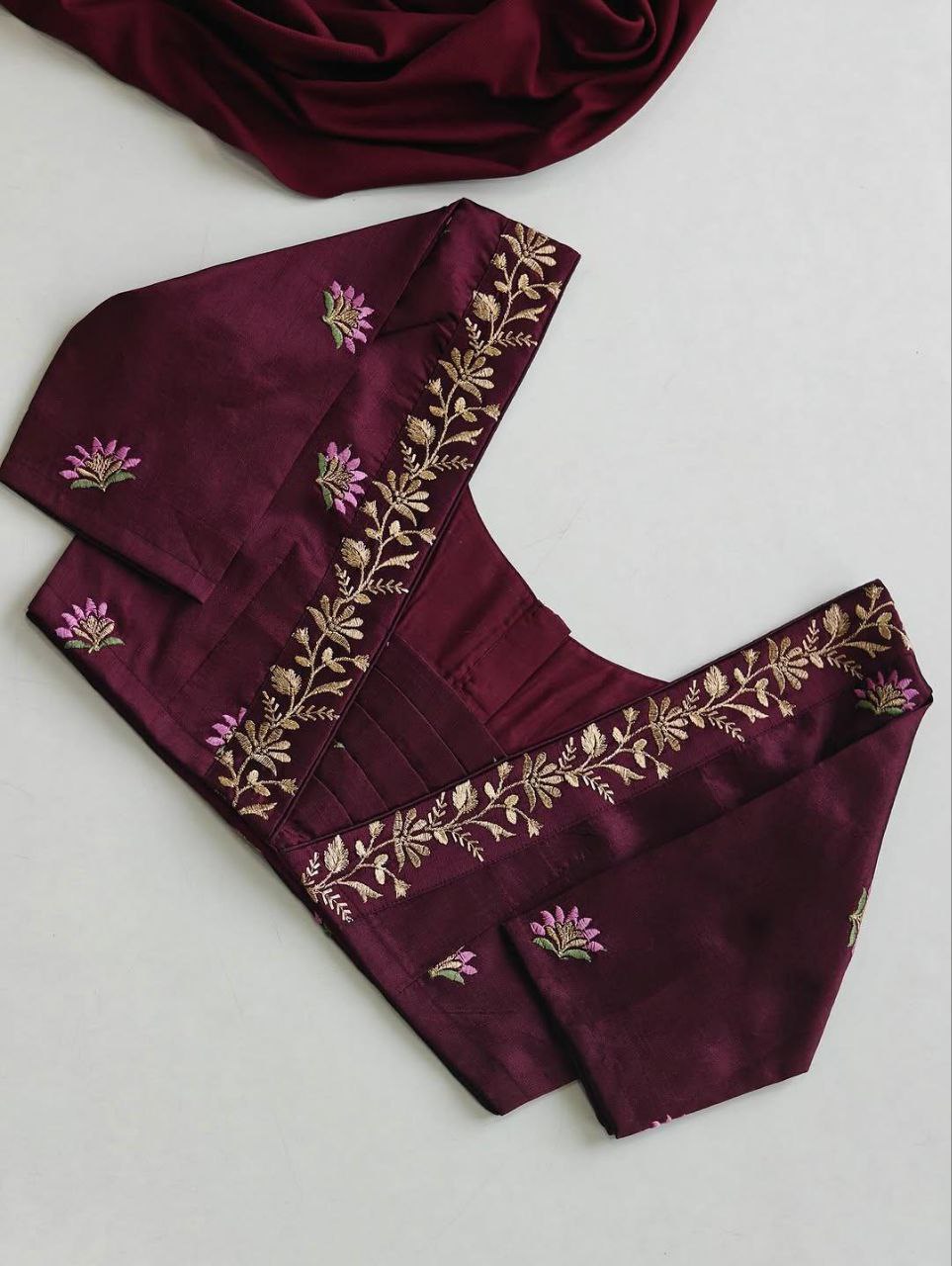 Soft Khadi Kota Chex Multi Coloured Embroidered Saree with Designer Cut Work