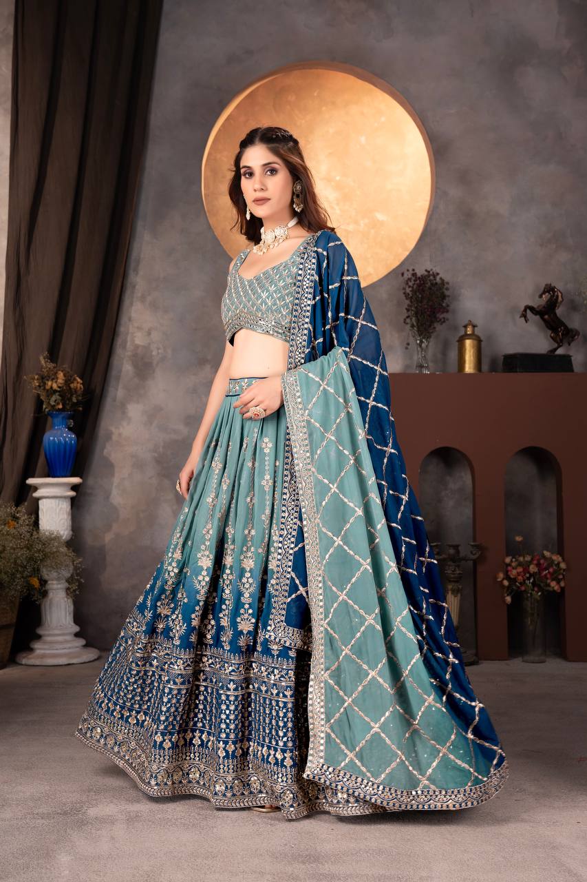 Wedding Wear Georgette Lehenga Choli