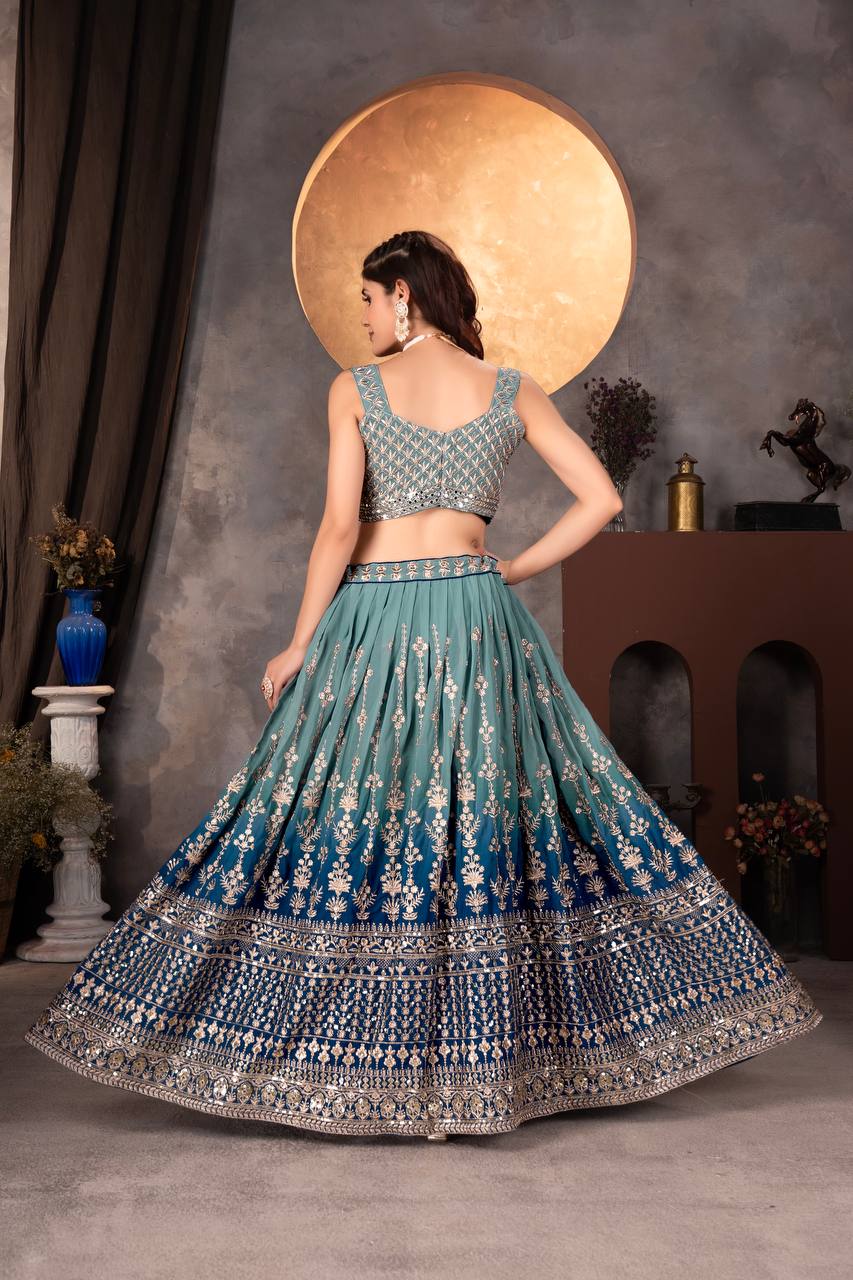 Wedding Wear Georgette Lehenga Choli