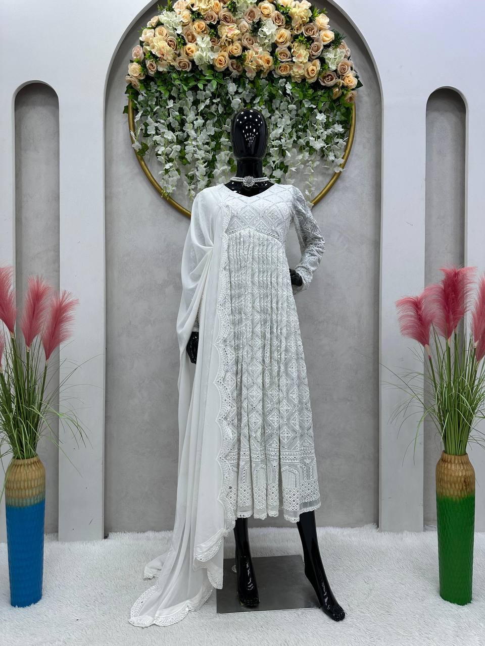 Amazing Embroidered Work Salwar Suit