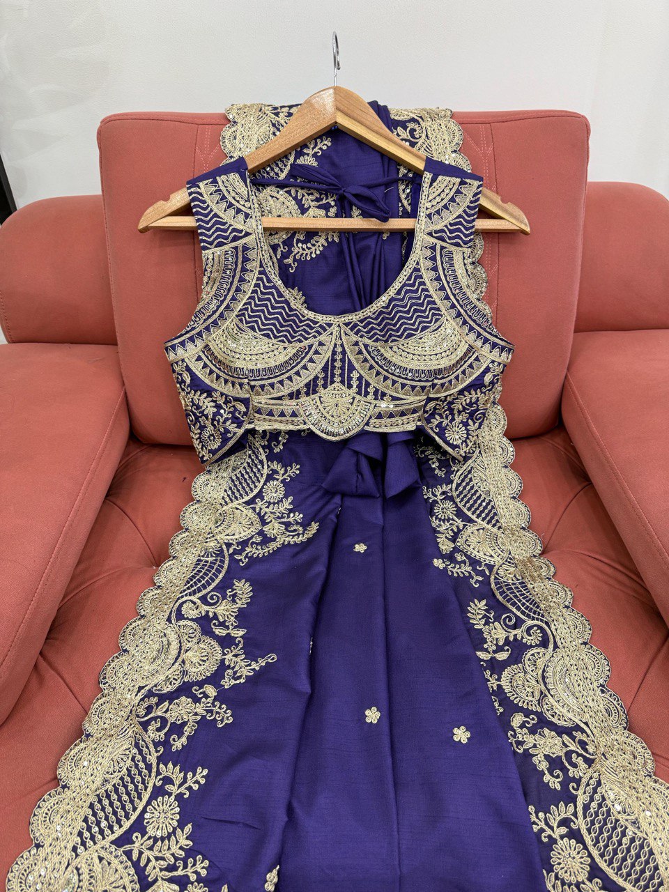 Designer Heavy Codding & Sequebnce Work Saree