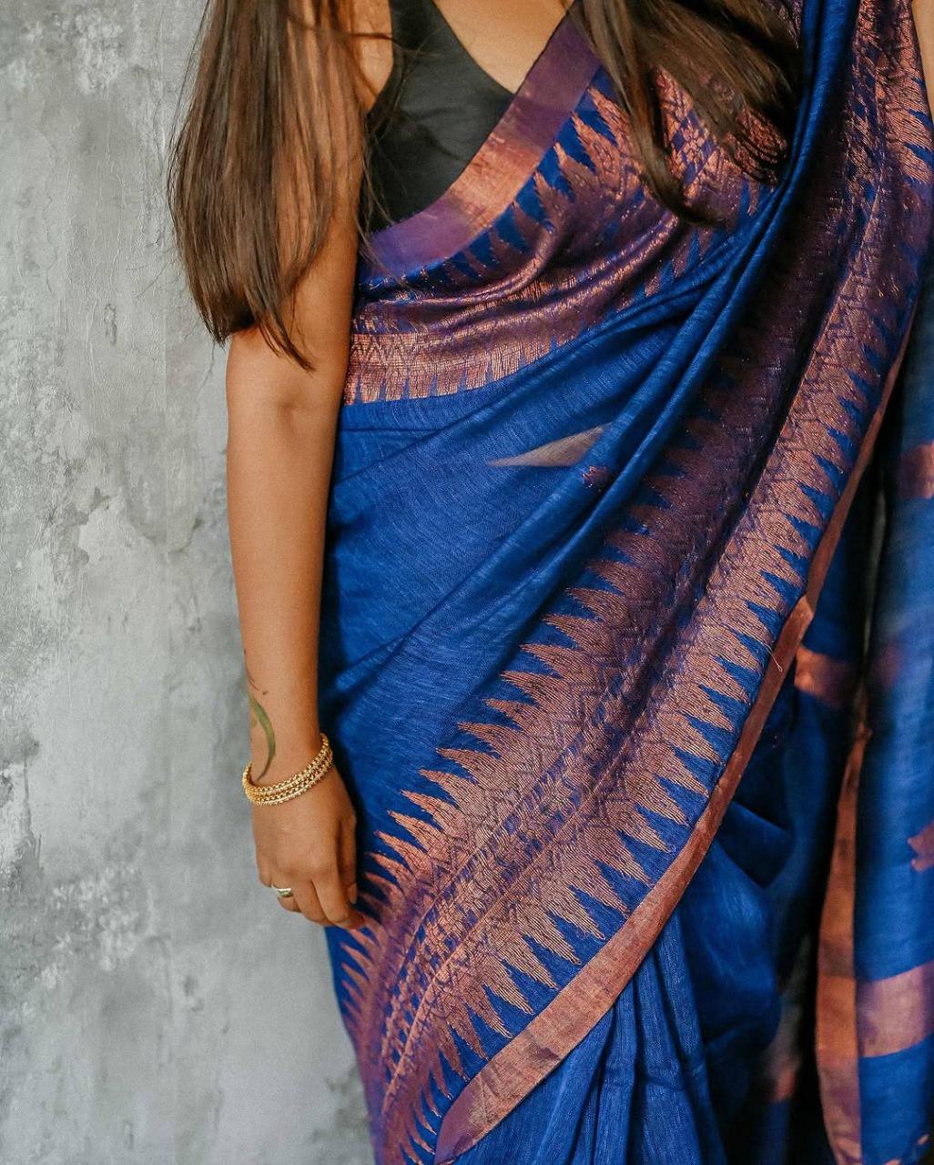 Soft Lilan Slab Beautiful Rich Pallu And Slab Weaving Work Designer Saree