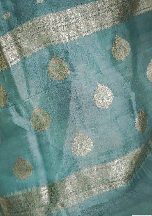Beautiful Rich Pallu Slab Weaving Designer Saree With Fancy Blouse