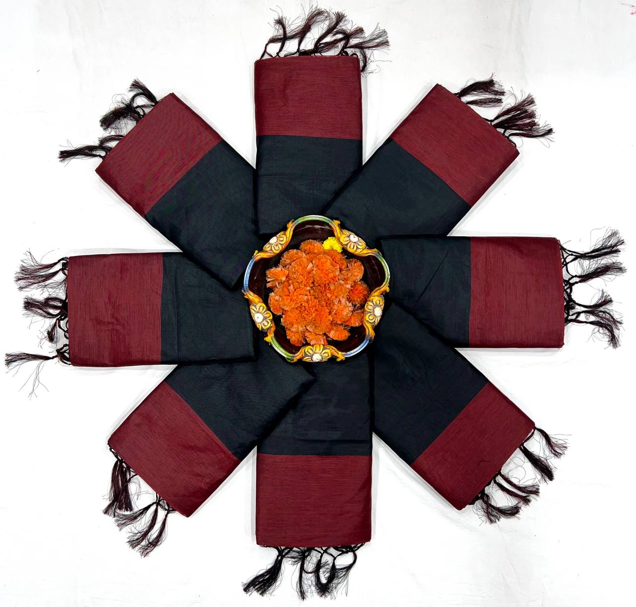 Black Slab Lilan Attractive Charmfull Fancy Saree