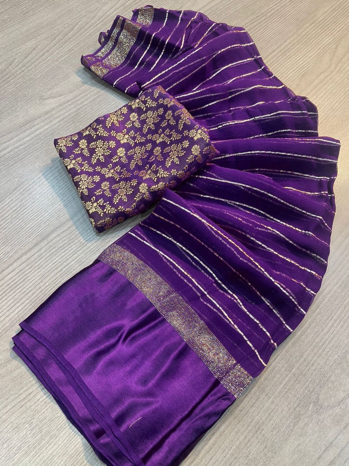 Function Wear Soft Viscose Georgette Saree Blouse