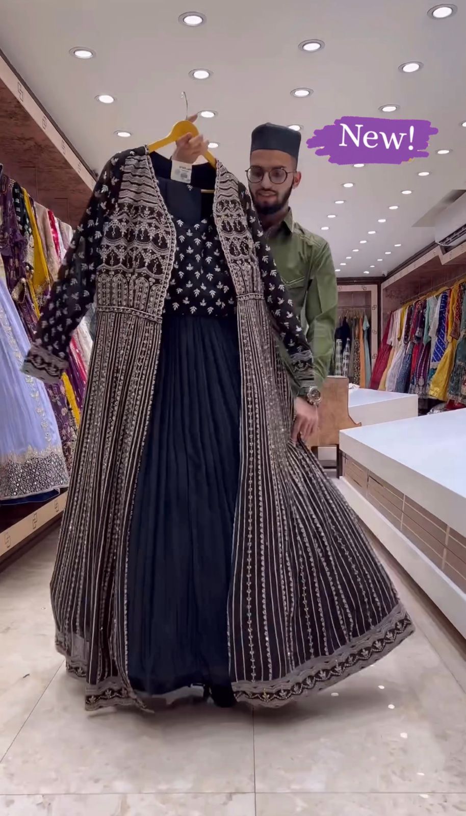 Shrug Style Georgette Embroidered Work Lehenga Choli
