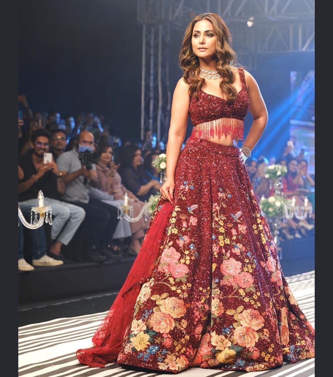 Designer Red Lehenga Choli For Women