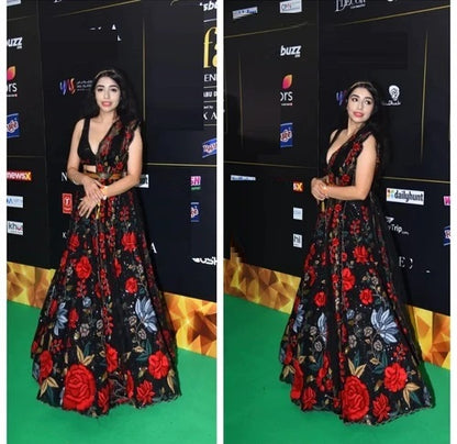 Designer Black Soft Net Sequence Work Wedding Wear Lehenga Choli