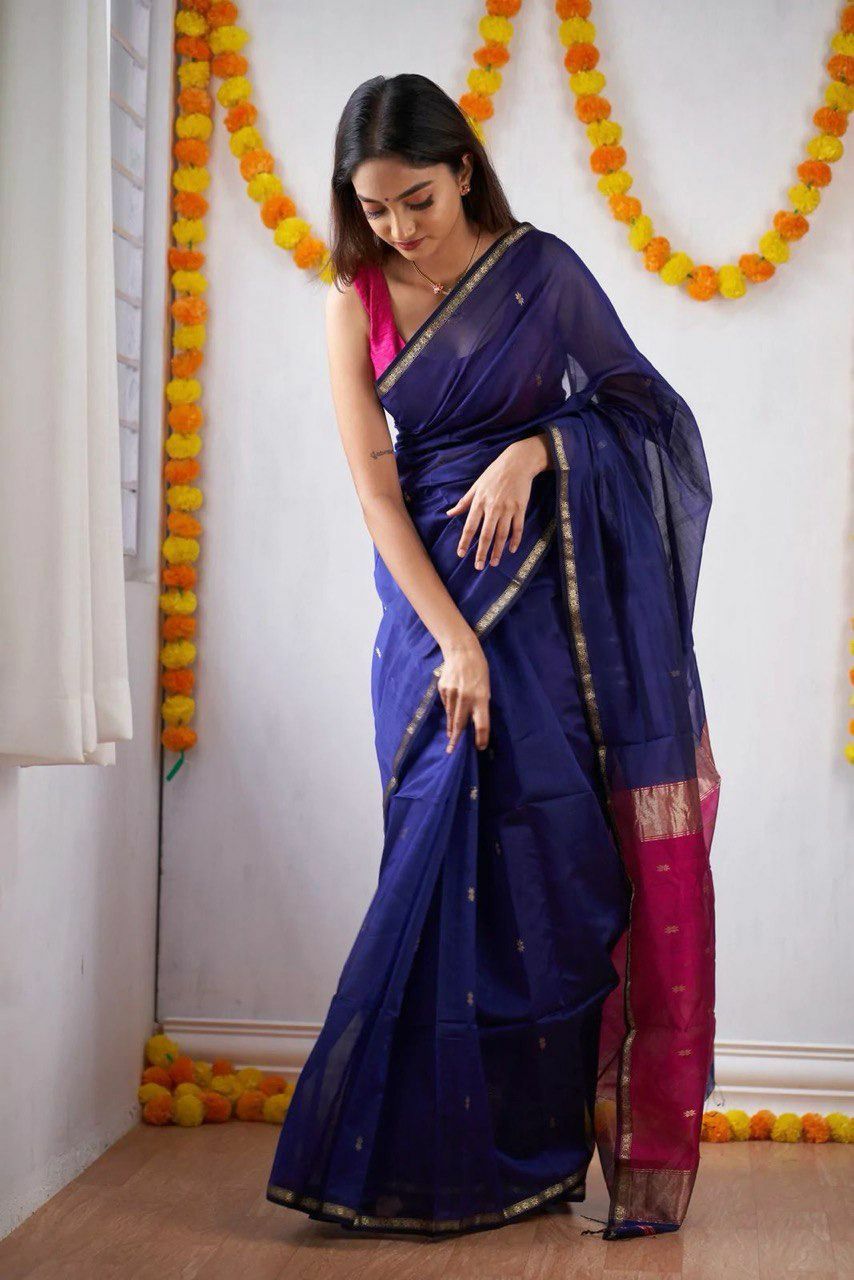 Slab Lilan Rich Pallu Jacquard Weaving Saree