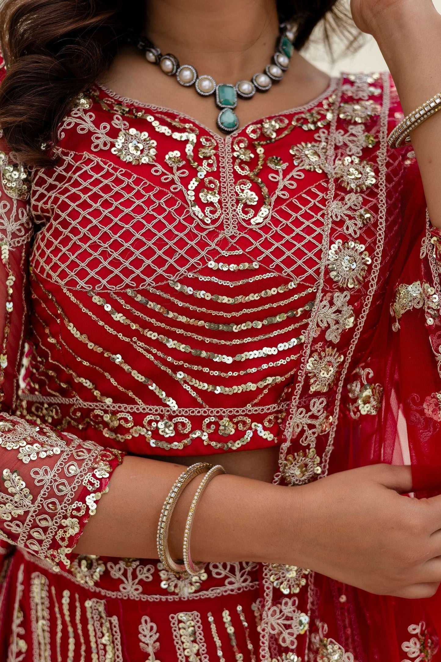 Georgus Hot Pink Butterfly Net Sequence And Embroidery Designer Sangeet Wear Lehenga Choli