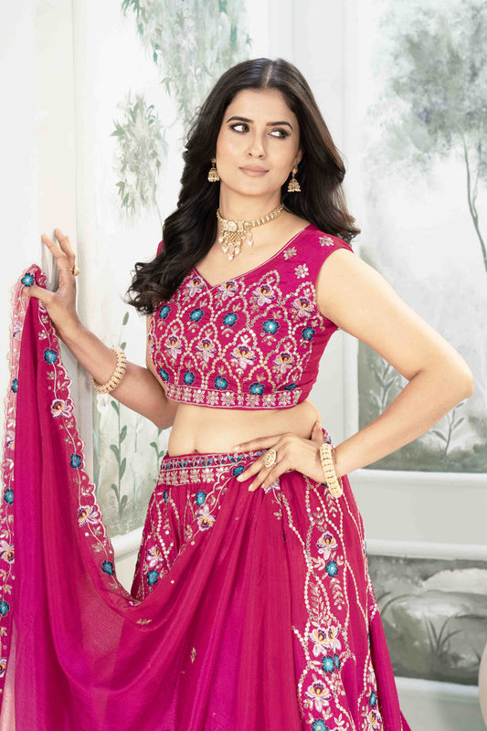 Rose Radiance Lehenga