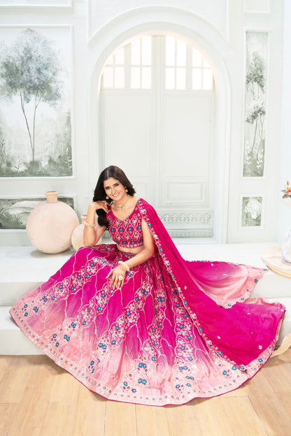 Rose Radiance Lehenga