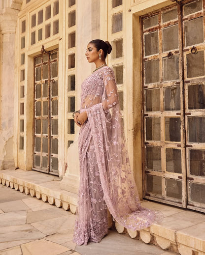 Delight Soft Net Sequence Work Saree Blouse For Women