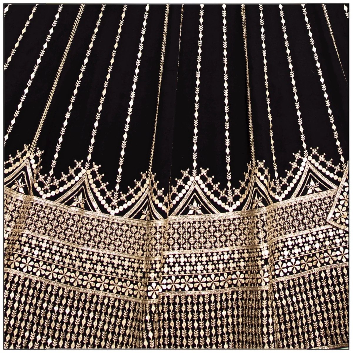 Black Georgette Lehenga Choli