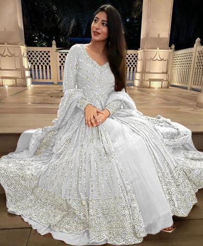 Party Wear Stitched Top With Lehenga Dupatta