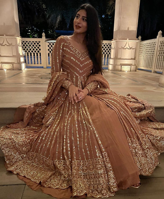 Party Wear Stitched Top With Lehenga Dupatta