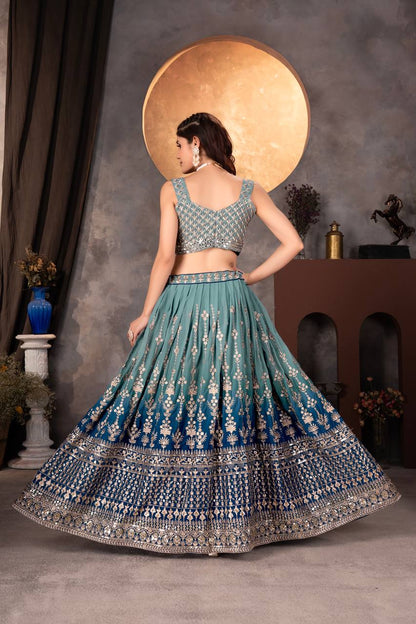 Wedding Wear Georgette Lehenga Choli