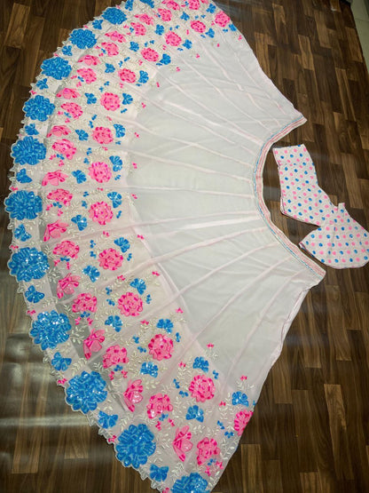 Floral Work Lehenga Choli