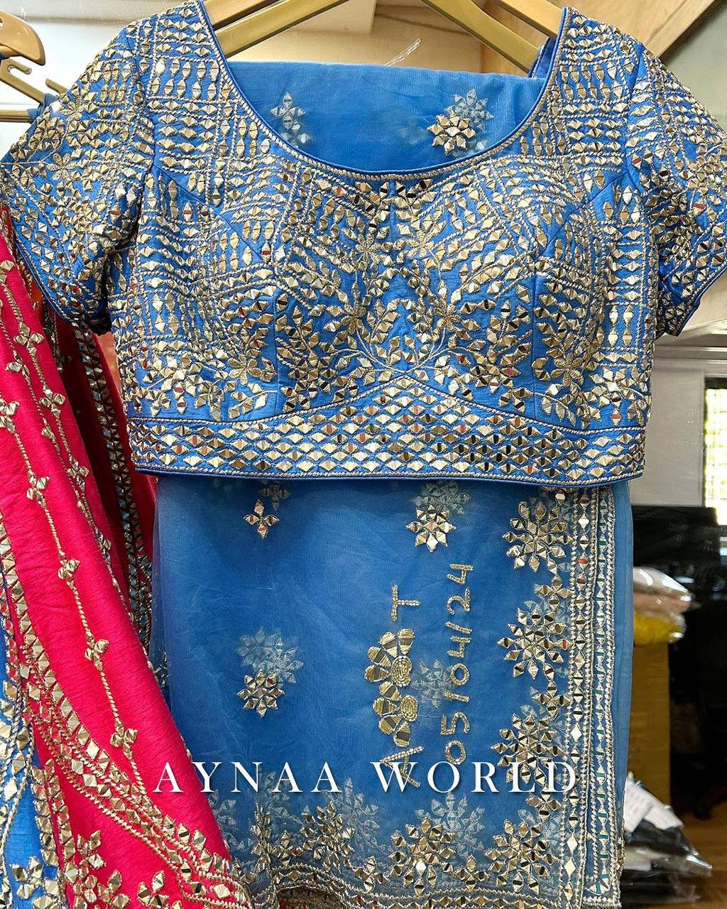 Multi Colour Embroidary And Sequence Work Wedding Wear Lehenga Choli With Beautiful Duppata