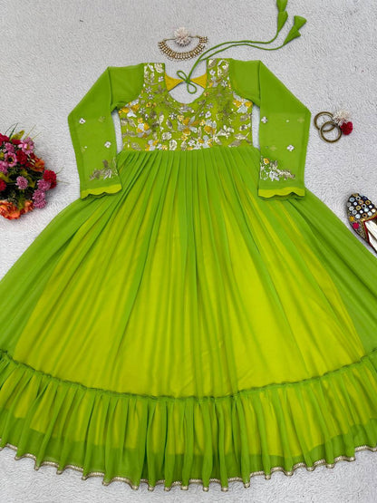 Attractive Designer Anarkali Suit For Festival Wedding Season