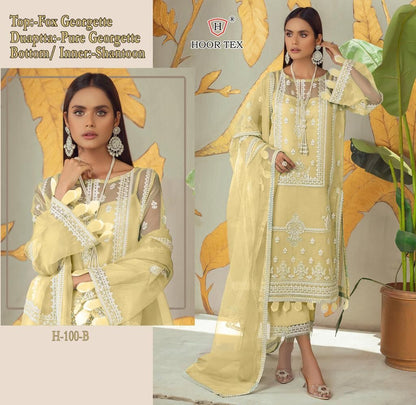 Beautiful Georgette Fabric Embroidery Work Salwar Suit
