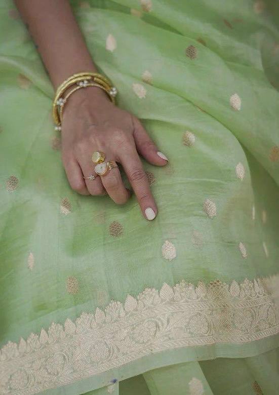 Beautiful Rich Pallu Slab Weaving Designer Saree With Fancy Blouse