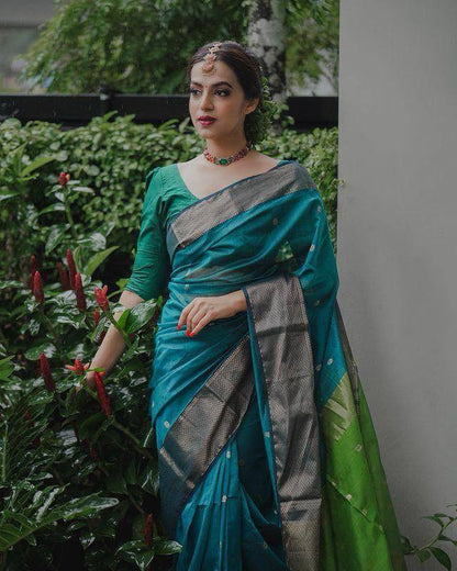Amazing Soft Slab Lilan Beautiful Slab Weaving Saree