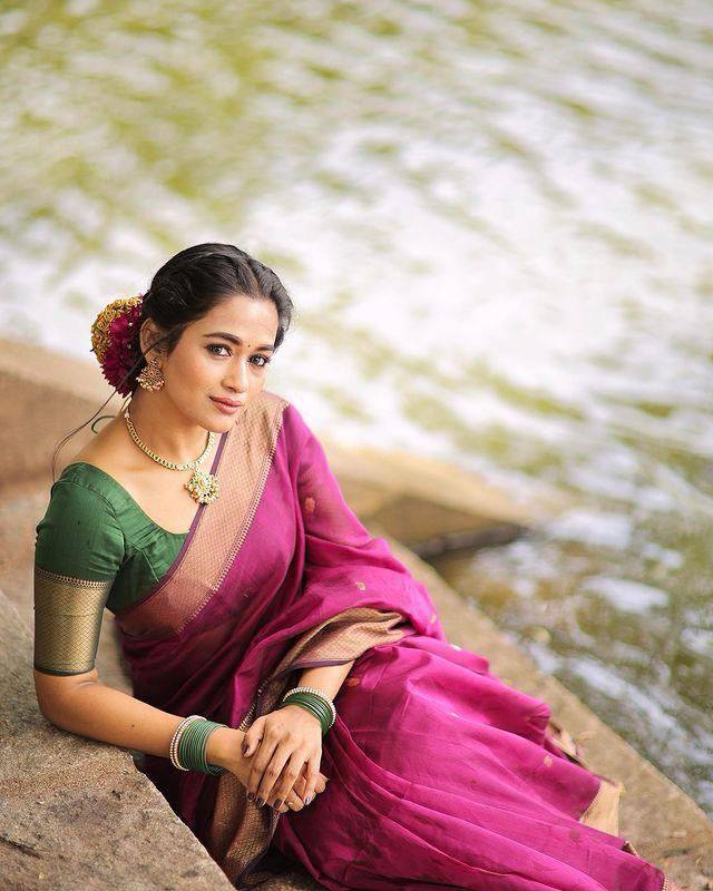 Amazing Soft Slab Lilan Beautiful Slab Weaving Saree