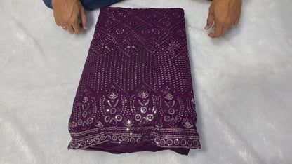 Wine Color Designer Lehenga Choli