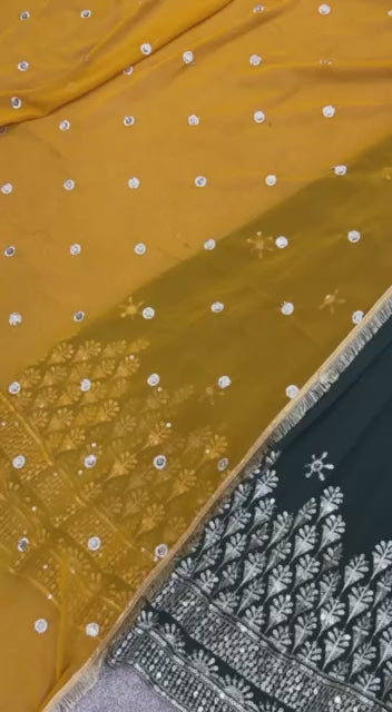 Ready to Wear Heavy Georgette Gown with Dupatta For Women