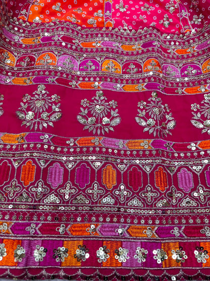 Wedding Wear Georgette Heavy Designer Lehenga Choli