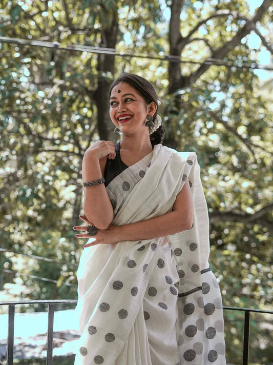 Amazing Soft Lilan Slab Jacquard Weaving Saree