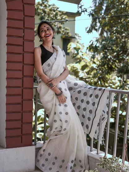 Amazing Soft Lilan Slab Jacquard Weaving Saree