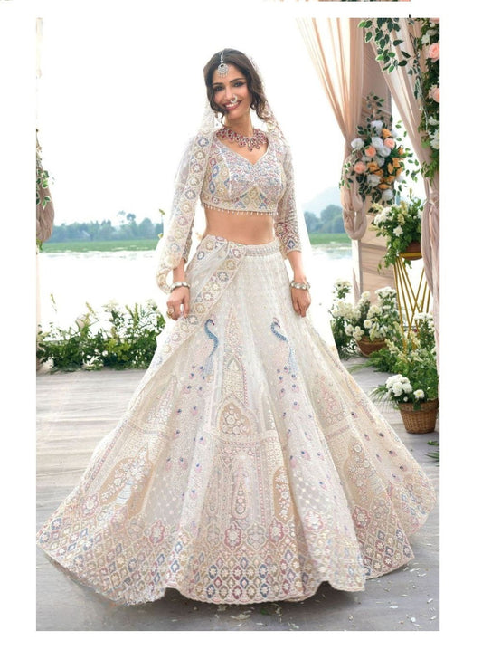 Wedding Wear Peacock Lehenga Choli