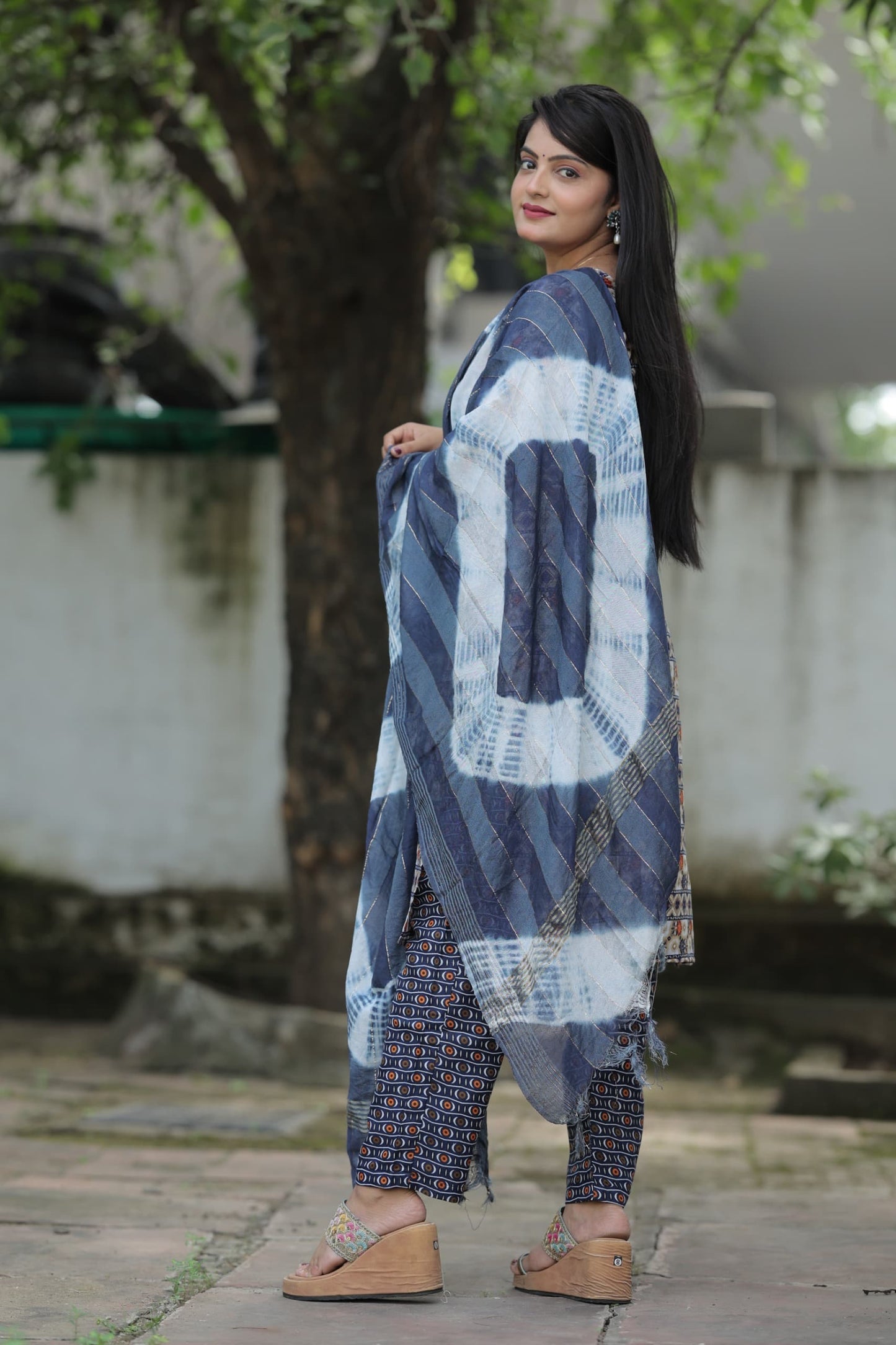 Regular Wear Cotton Printed Ready To Wear Salwar Suit