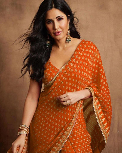 Bollywood Style Georgette Designer Saree